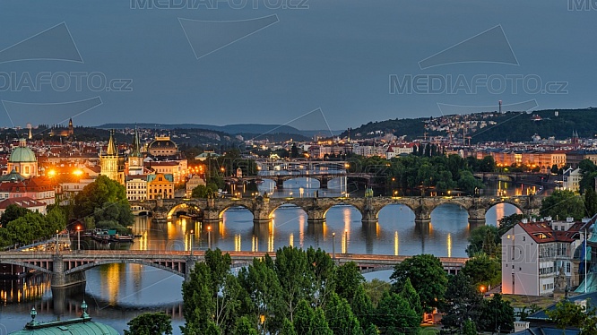 Praha, mosty, Vltava