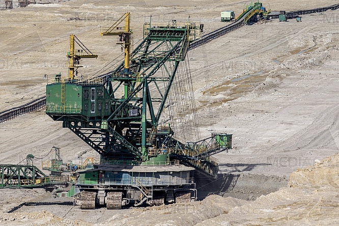 Důl, uhlí, Turów, Polsko