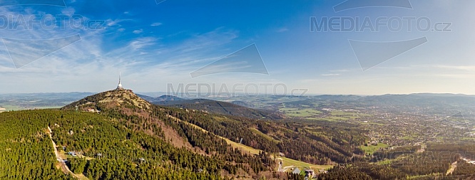 Ještěd, panorama, Liberec