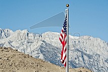Údolí smrti, Death valley, vlajka, USA