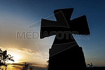 Kamenný maltézský kříž