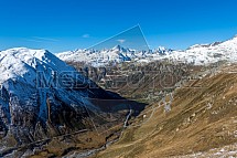 Furka Passhöhe, Alpy, Švýcarsko