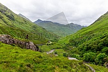 Fotograf, řeka Shiel, údolí, Skotsko