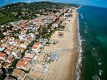 Silvi Marina, pláž, Abruzzo, krajina