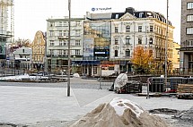 Liberec, Soukenné náměstí, rekonstrukce.
