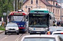 Náhradní doprava, autobus, MHD, tramvaj, nehoda