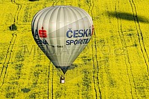 Horkovzdušný balon, řepka, Česká spořitelna