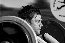 David Klíma, posilovna, fitness, trénink, činka