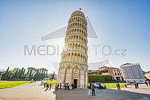 Šikmá věž, Piazza dei Miracoli, Pisa, Itálie